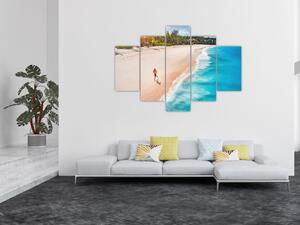 Slikanje - Trčanje na plaži (150x105 cm)
