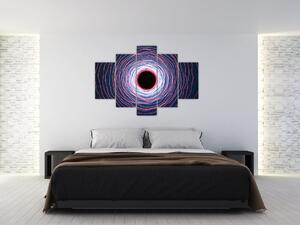 Slika apstrakcije kruga (150x105 cm)