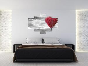 Slika - Krošnja stabla u obliku srca (150x105 cm)