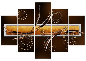 Slika apstrakcije - Leptiri (150x105 cm)