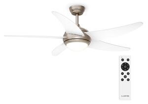 Klarstein Bolero stropni ventilator s svjetlom | 132 cm | 35 W | Tihi rad | Drvo