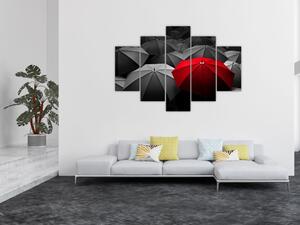 Slika otvorenih kišobrana (150x105 cm)