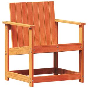 VidaXL Vrtna stolica voštano smeđa 62 x 56 x 77 cm od masivne borovine