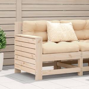 VidaXL Vrtna sofa s naslonom za ruke 69x62x70,5 cm od masivne borovine