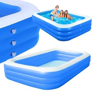 Verk Group napuhujući bazen 165x110x40 cm – obiteljski vrtni bazen