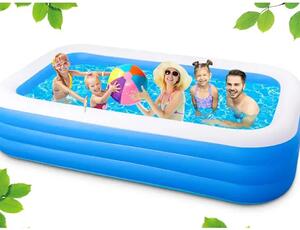 Verk Group napuhujući bazen 165x110x40 cm – obiteljski vrtni bazen