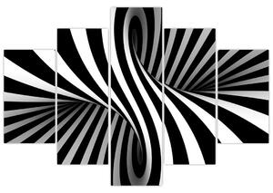 Apstraktna slika sa zebrastim prugama (150x105 cm)