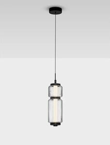 LIESSA LED VISILICA CRNA/STAKLO 7W IP20 3000K NL9540291