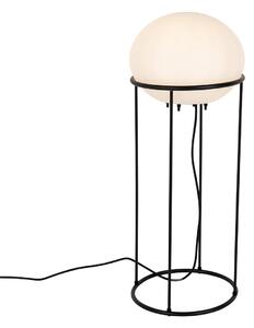 Dizajn vanjska podna lampa crna - Jannie