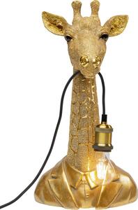 Stolna Lampa Animal Giraffe Gold
