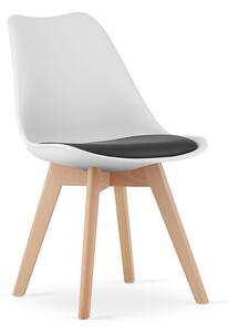 Stolica Mark - White black natural - 1 komad