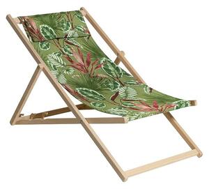 Madison Stolica za plažu Cala Green (Zelena, Sastav materijala: 50 % pamuk, 45 % poliester, 5 % ostalo, drvo)