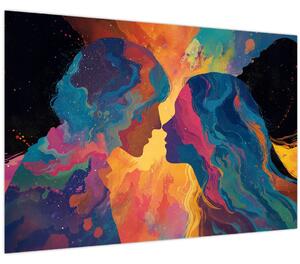 Slika - Kozmička ljubav (90x60 cm)