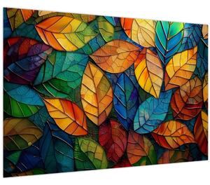Slika - Mozaik od lišća (90x60 cm)