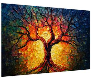 Slika - Stablo života u mozaiku (90x60 cm)