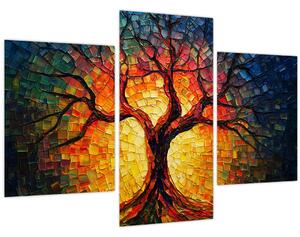 Slika - Stablo života u mozaiku (90x60 cm)