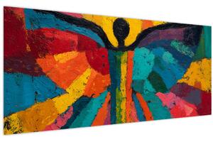 Slika - Oslikani anđeo (120x50 cm)