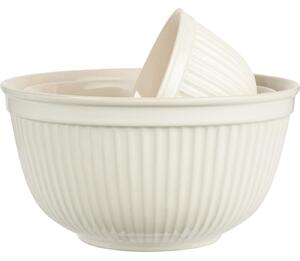 Keramičke zdjele krem boje MYNTE BUTTER CREAM, set 3 kom