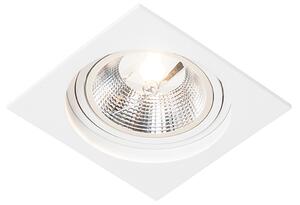Set od 6 Moderno ugradbeno spotno bijelo podesivo - Chuck 111