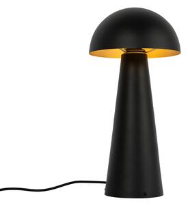 Vanjska podna lampa crna 50 cm - gljiva