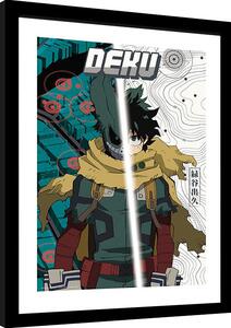 Uokvireni poster My Hero Academia - Dark Deku