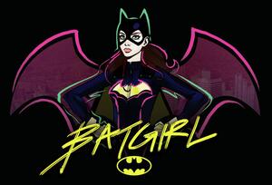 Ilustracija Batgirl, (40 x 26.7 cm)