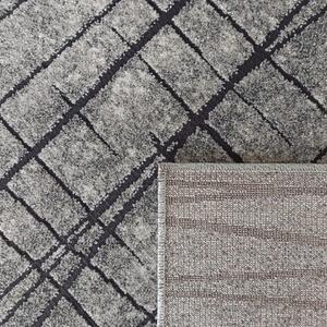 Moderni apstraktni sivi tepih Širina: 200 cm | Duljina: 290 cm