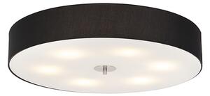 Seoska stropna svjetiljka crna 70 cm - Drum