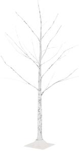 VidaXL LED drvo bijele breze s 48 toplih bijelih LED žarulja 120 cm