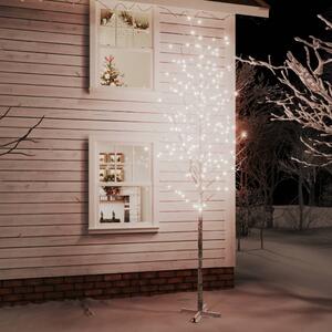 VidaXL LED drvo bijele breze sa 672 tople bijele LED žarulje 400 cm