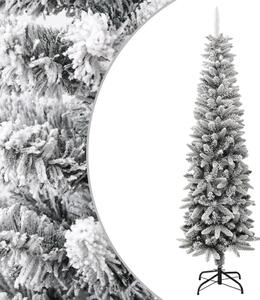 VidaXL Umjetno usko božićno drvce sa snijegom 210 cm PVC i PE