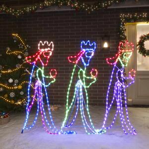VidaXL Božićne figure triju kraljeva s 504 LED žarulje 99,5 x 45,5cm