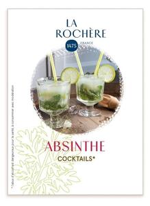Set čaša i nehrđajućih žlica 300 ml Absinthe – La Rochére