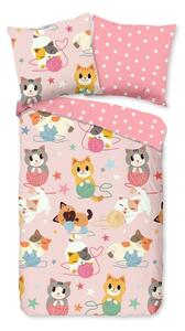 Pamučna dječja posteljina 90x130 cm Cats - Bonami Selection
