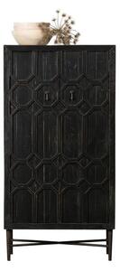 Crni ormarić od recikliranog drva 75x143 cm Bequest – BePureHome