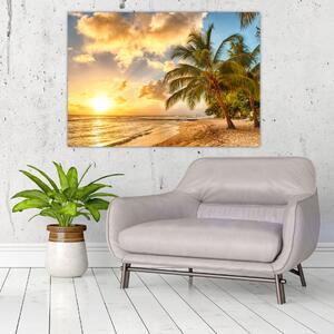 Slika - palme na pješčanoj plaži (60x40cm) (F006031F6040)
