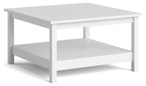 Bijeli stolić za kavu 81x81 cm Madrid - Tvilum