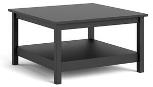 Crni stolić za kavu 81x81 cm Madrid - Tvilum