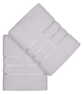 Set od 2 bijela pamučna ručnika Foutastic Dolce, 70 x 140 cm