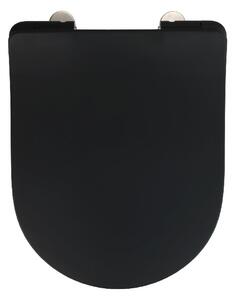 Crna daska za toalet Wenko Sedilo Black, 45,2 x 36,2 cm