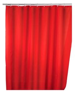 Crvena tuš zavjesa Wenko Puro, 180 x 200 cm