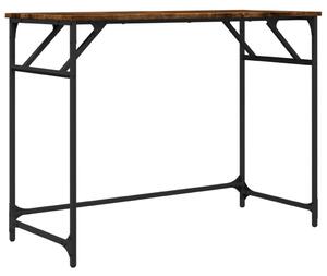 VidaXL Radni stol boja hrasta 100x45x76 cm konstruirano drvo i čelik