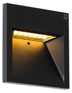 Moderna zidna lampa crna uklj. LED - Gem 2