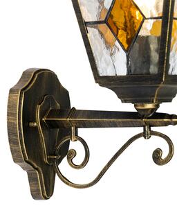 Vintage vanjska zidna lampa antikno zlato - Antigua Up