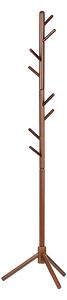 ATMOWOOD Drveni stalak za kapute 175 cm - smeđi