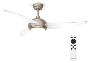 Klarstein El Paso stropni ventilator sa svjetlom | 132 cm | 35 W | Tihi rad | Drvo