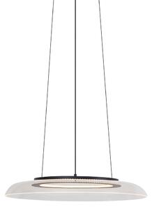 Dizajnerska visilica crna i prozirna s 3-stupanjskim prigušivanjem - Scacrylic