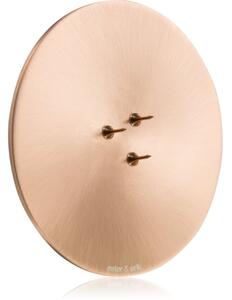 Ester & erik accessories candle plates svijećnjak za mirisnu svijeću matt rose gold 9 cm