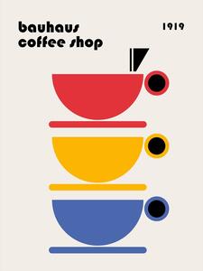 Ilustracija Bauhaus Coffee Minimalist, Retrodrome