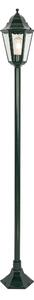 Klasična stojeća vanjska svjetiljka tamno zelena 170 cm IP44 - New Orleans
